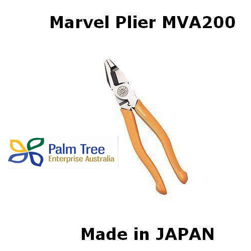 Heavy Duty 200mm Marvel Pliers MVA-200 Made in JAPAN