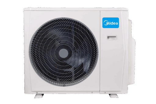 Midea Vesta 12.5kW ducted air conditioner outdoor unit, model UCMI125OC, official product image (shared across the 12-14kW capacity band)