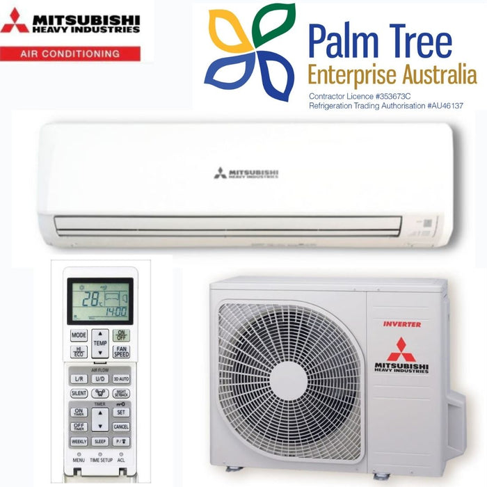 Mitsubishi Heavy Industries Bronte 6.3kw SRK63ZRA-W Reverse Cycle Split System