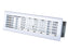 Airform Linear Bar Floor Register White 400mm x 100mm