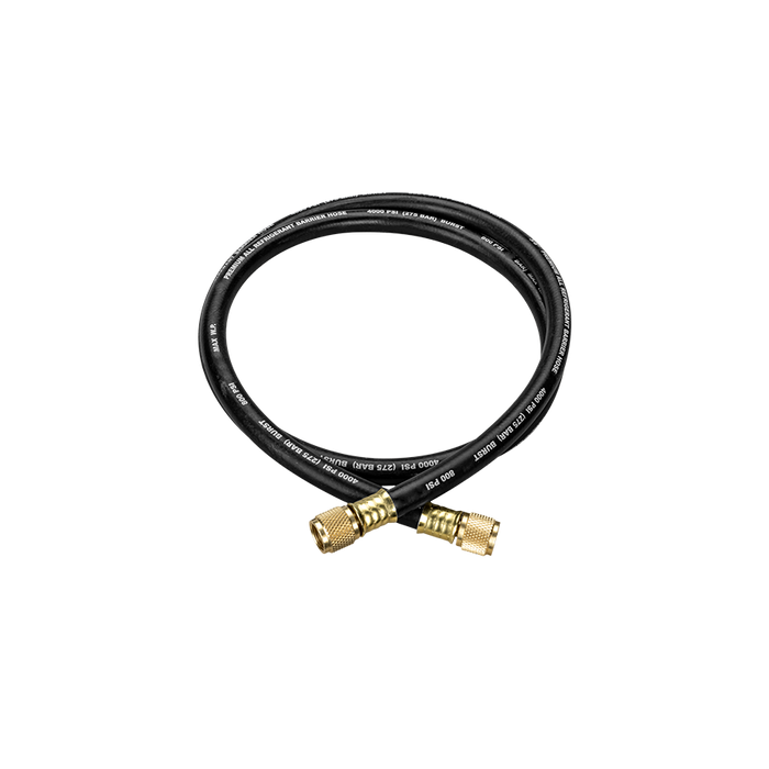 Fieldpiece HR1 Refrigerant Charging Hose, 1/4″ Open Fittings, 1.5m