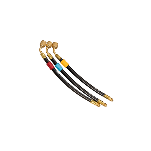 Fieldpiece HR3X hose extension set of 3, 1/4" fittings, 200mm