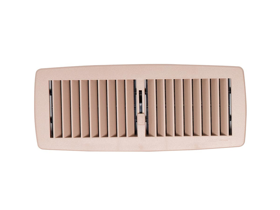 Plastic Floor Register 300mm x 100mm Light Green