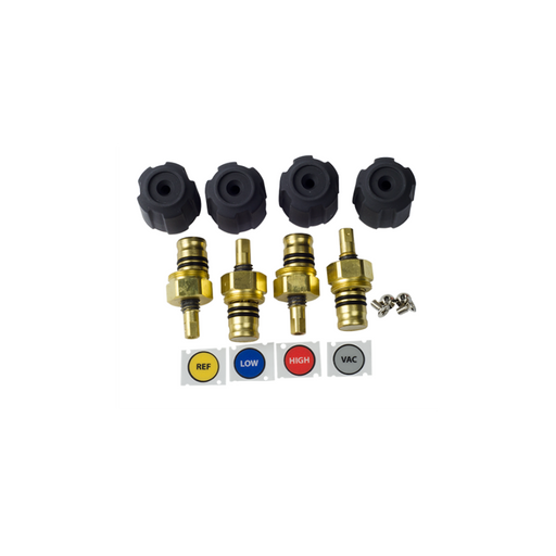 Fieldpiece RSMANK8 replacement valve and knob service kit for 4-valve digital manifolds