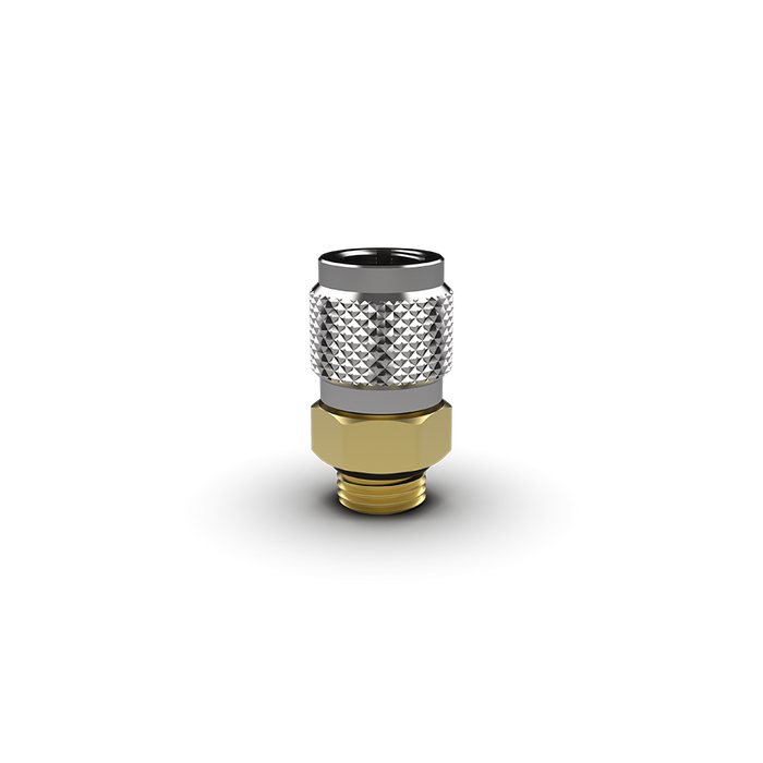 Fieldpiece RVC5 5/16" VCRT service port fitting, zinc-plated brass