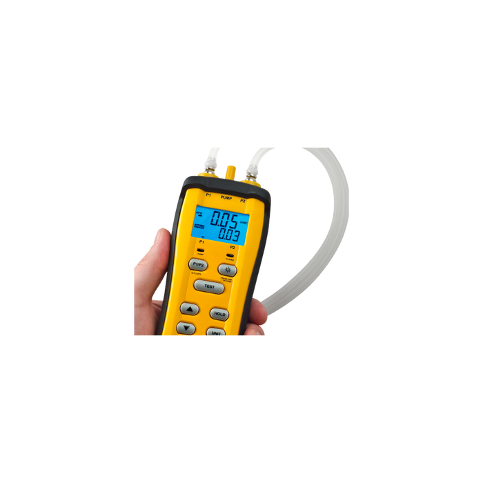 Fieldpiece SDMN6 Dual-Port Manometer & Pressure Switch Tester with Air Pump