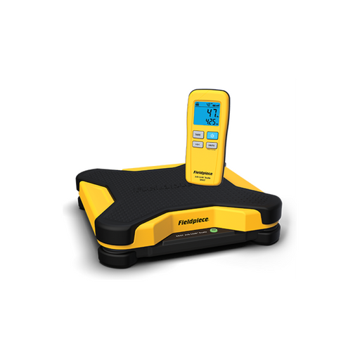 Fieldpiece SR47 wireless refrigerant scale, 114kg capacity, with wireless remote display