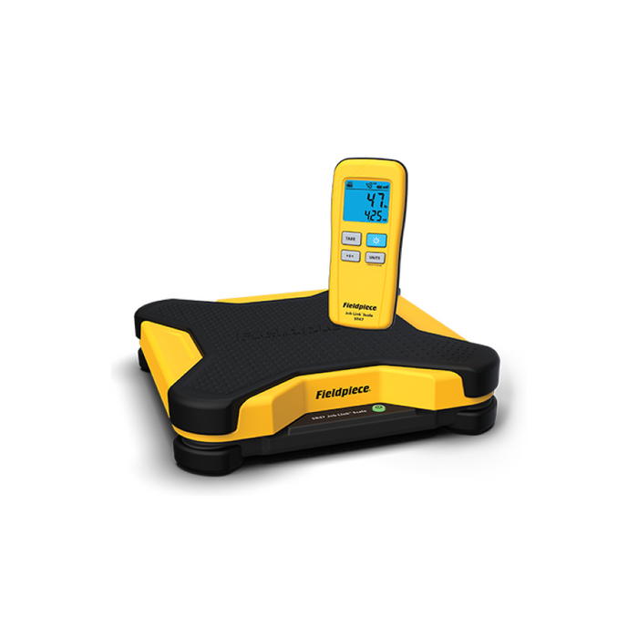 Fieldpiece SR47 wireless refrigerant scale, 114kg capacity, with wireless remote display