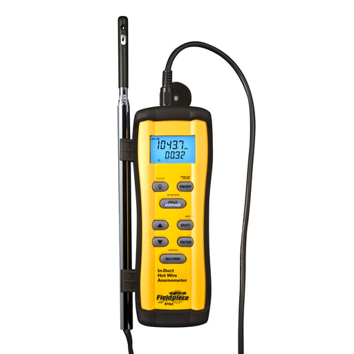 Fieldpiece STA2 in-duct hot wire anemometer for air balancing