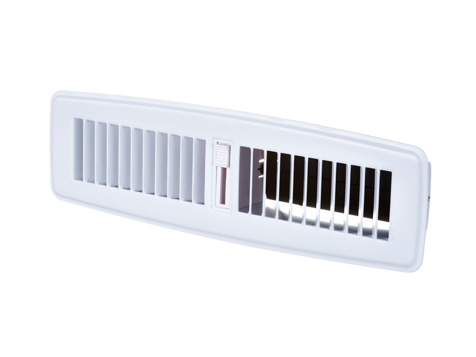 Smartvent Metal Floor Register 300mm x 50mm White
