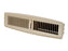 Smartvent Metal Floor Register 350mm x 50mm Beige