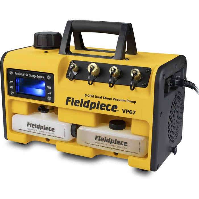 Fieldpiece VP67INT 6 CFM (170 l/m) two-stage vacuum pump, AU 240V