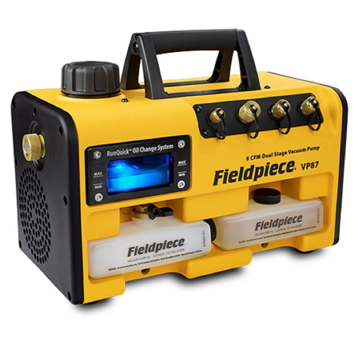 Fieldpiece VP87INT 8 CFM (227 l/m) two-stage vacuum pump, AU 240V, brushless DC motor